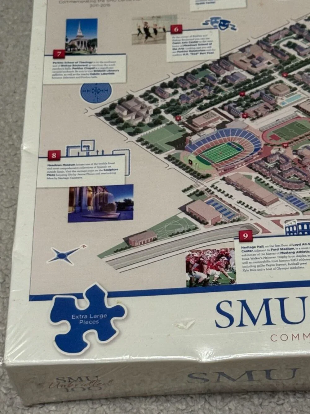 SMU Campus Commemorative Puzzle 550 Extra Large Pieces